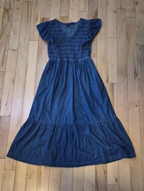 GAP Women's Size Small Blue Denim Dress